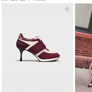 Sneex Icon in Cream/Burgundy